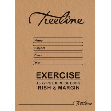A4 72 Page Exercise Book Irish/Margin