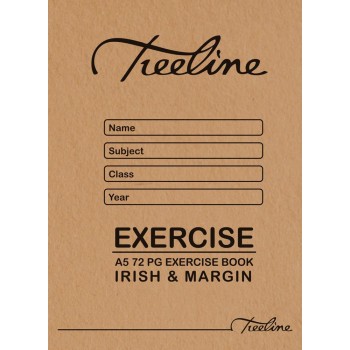 A4 72 Page Exercise Book Irish/Margin