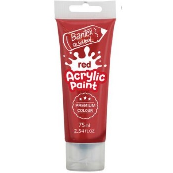 Acrylic Paint Bantex - Red 75ml 