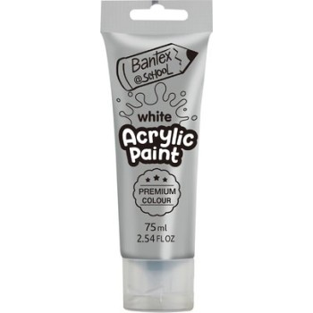 Acrylic Paint Bantex - White 75ml