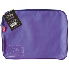 Croxley A4 Canvas Book Bag - Purple