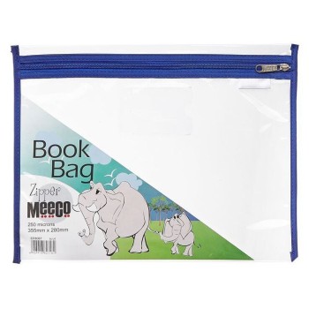 Meeco PVC Book Bag - Blue