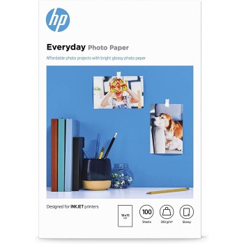 Hp Paper Everyday Photo Paper A4 200G