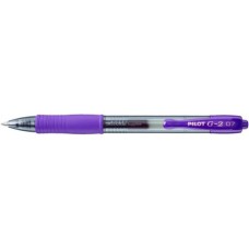 Pilot G2 Gel Ink Pen Fine Purple 0.5Mm