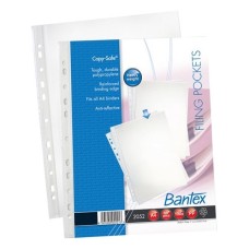 Plastic Pockets A4 Bantex 45Mic
