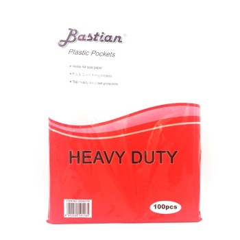 Plastic Pockets A4 Bastian H/Duty