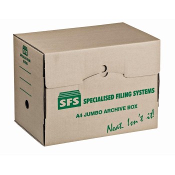 Sfs Foolscap Archive Box Kraft 009