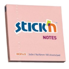 Stick N' Notes 76 X 76Mm Light Pink