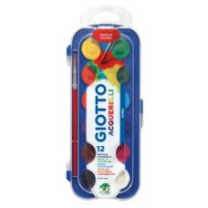 Water Colour Paint - Giotto 12 Colours