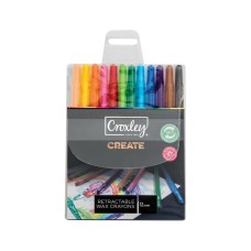 Wax Crayons Croxley Create Retract 12