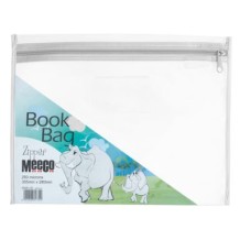 Meeco PVC Book Bag - White