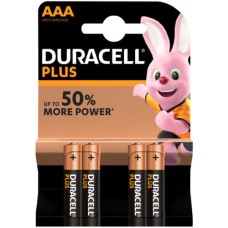 Batteries Duracell Aaa Plus Power 4'S