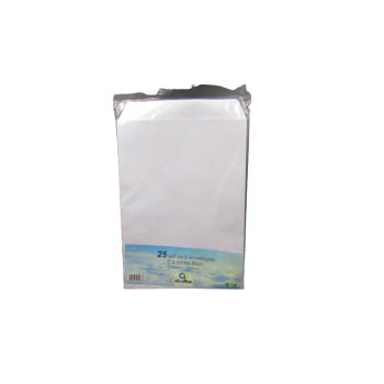 Envelopes Pocket C4 White Ss