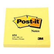 Post-It Notes Neon 76 X 76Mm Lemon