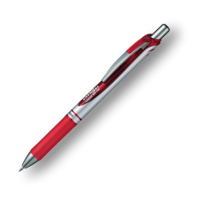 Pentel Energex Metal Tip Pen 0.7Mm - Red