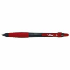 Retractable Artline Red Ball Pen