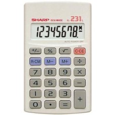 Sharp El231L 8 Digit Calculator