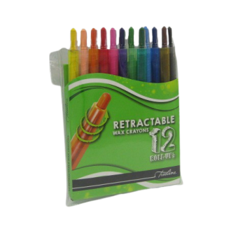 Wax Crayons Retractable Tl 12'S