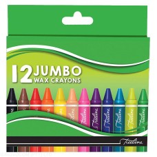 Wax Crayons Bastian 12 Piece Jumbo