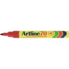 Artline Bullet Tip Red Permanent Marker